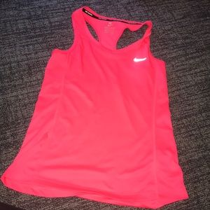 NWOT hot pink nike running tank